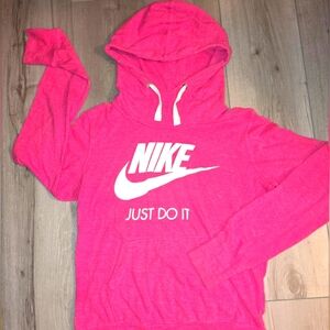 Pink Nike hoodie
